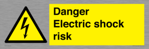 Danger Electric shock risk